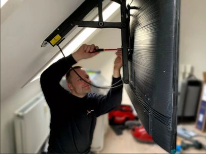 Installing the TV on the wall - Ref: 8805 photo 1