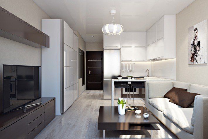 Профессиональный ремонт квартиры-студии в Лос-Анджелесе - Ref: 11978 фото 1