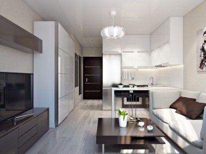 Профессиональный ремонт квартиры-студии в Лос-Анджелесе - Ref: 11978 фото 1