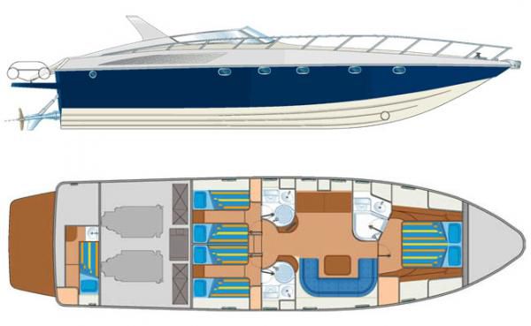 Яхта Alfamarine 58' в аренду - 3900€ - Ref: 51 фото 10