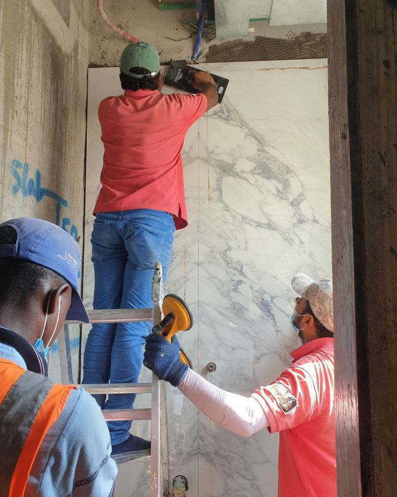 Укладка плитки больших размеров - Ref: 1535 фото 3