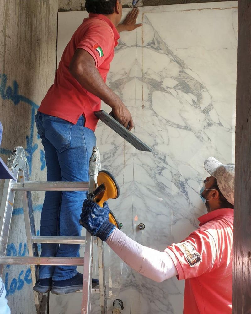 Укладка плитки больших размеров - Ref: 1535 фото 1